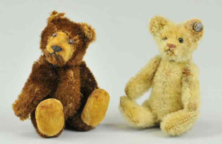 Appraisal: LOT OF TWO STEIFF TEDDY BABY MINI BEAR c -