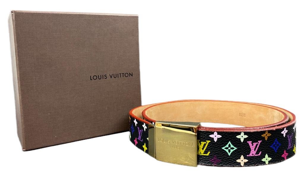 Appraisal: Louis Vuitton Monogram Multicolor Ceinture Beltin Box Size Belt is