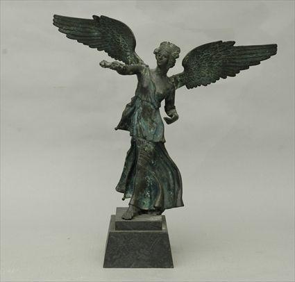 Appraisal: Statue of a Triumphant Angel