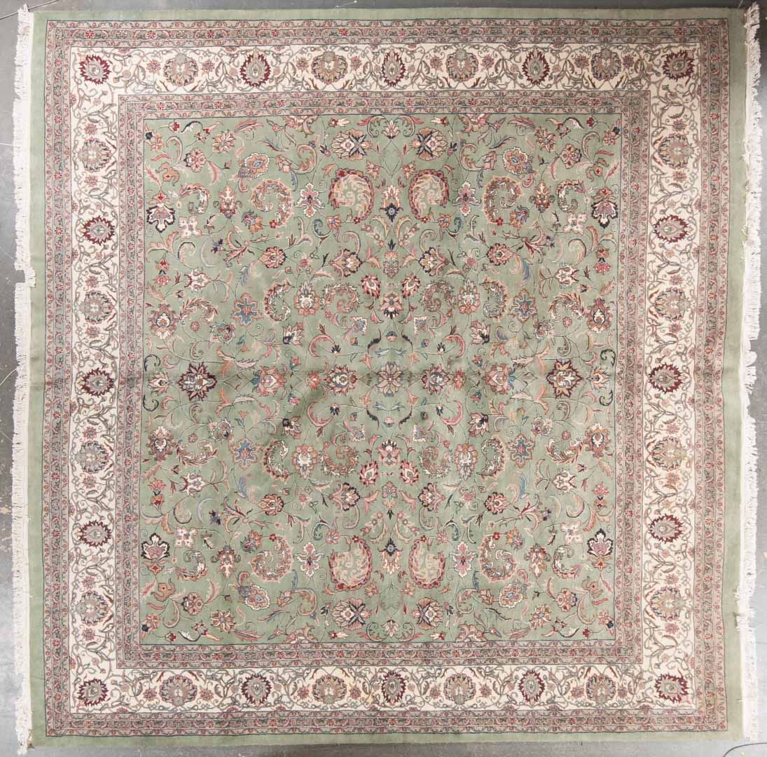 Appraisal: Jaipur Indian carpet approx x India circa Condition Some dog