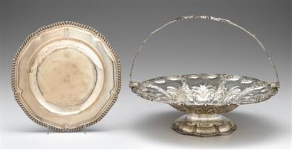 Appraisal: George III sterling silver dishlondon john parker edward wakelin