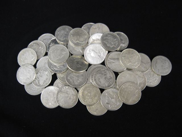 Appraisal: Morgan Peace Silver Dollars to 's mixed circulated