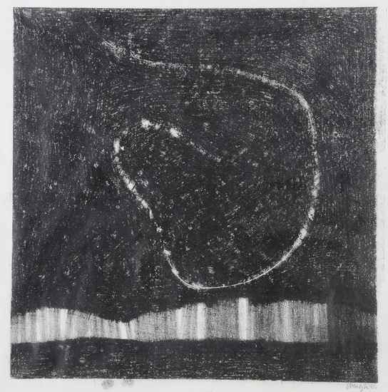 Appraisal: Prunella Clough - Time Exposure monotype printed in black signed