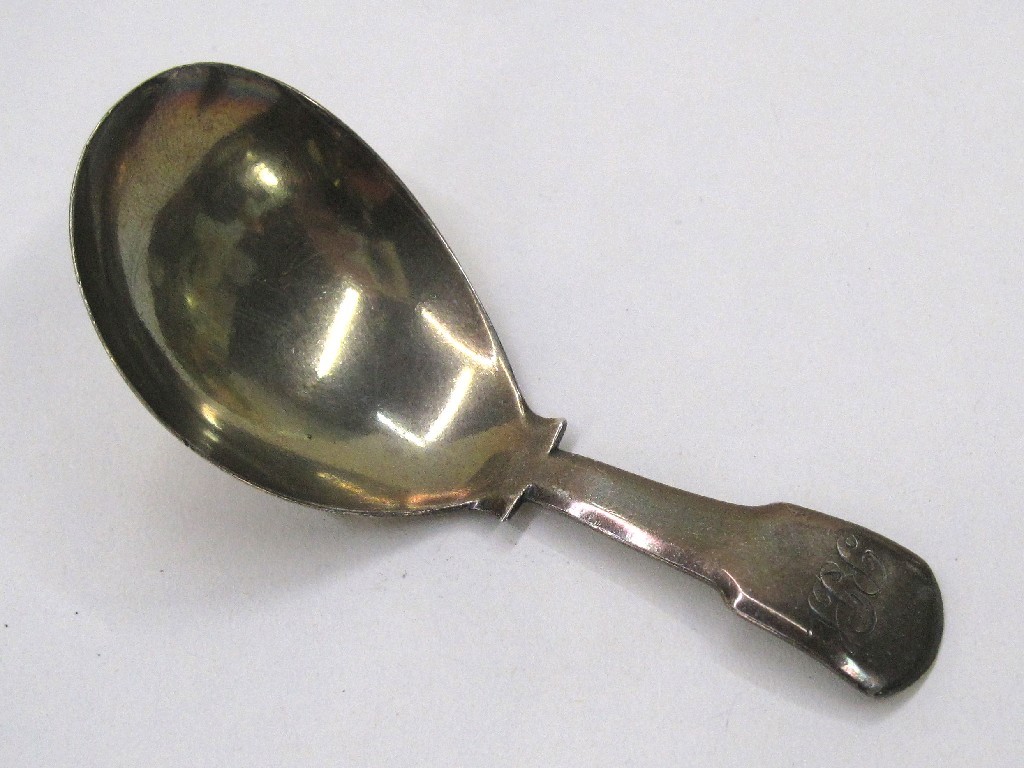 Appraisal: Antique silver caddy spoon makers marks J S