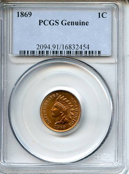 Appraisal: C Genuine Questionable Color PCGS Details of Uncirculated At first