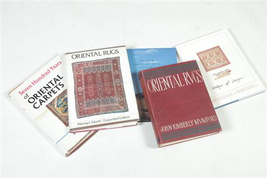 Appraisal: GROUP OF REFERENCE BOOKS ON ORIENTAL RUGS Michaelian and Kohlberg