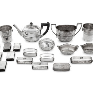 Appraisal: A Collection of American Silver Table Articles Various Makers Late