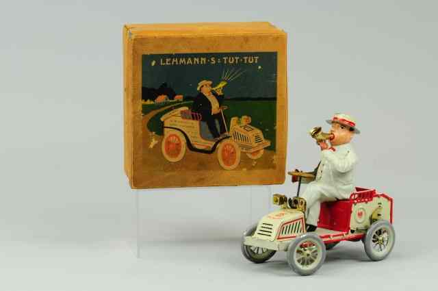 Appraisal: BOXED TUT TUT Lehmann Germany a classic toy depicts suited