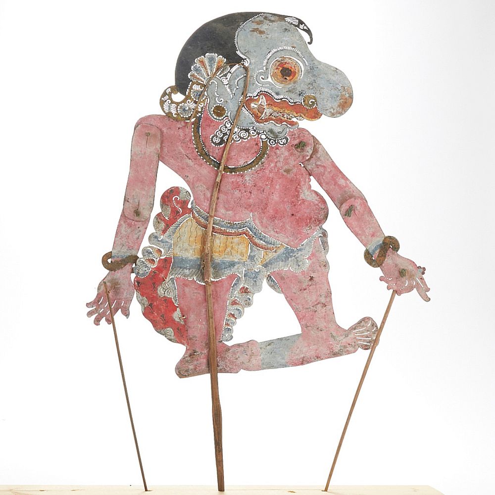 Appraisal: Indonesian Balinese Shadow Puppet of Human or God Indonesian Balinese