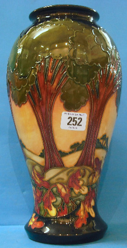 Appraisal: Moorcroft Vase decorated in a Landscape design height cm marked