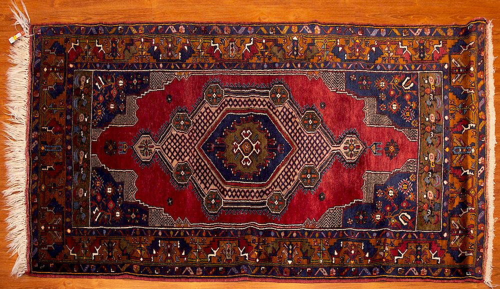 Appraisal: Turkish Yahyali Rug x hand knotted wool foundation Condition Appears