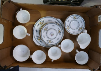 Appraisal: A collection of Minton teaware in the Avignon design to