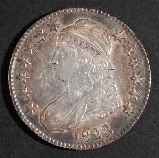 Appraisal: United States capped bust type silver half dollar large ''