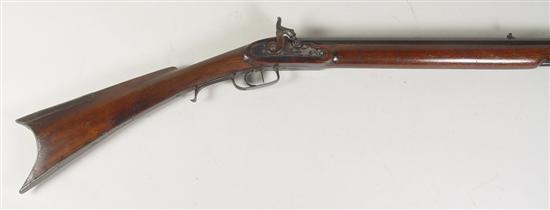 Appraisal: Percussion Kentucky Style Rifle Attributed to Soddy-Daisen Tennessee Full walnut