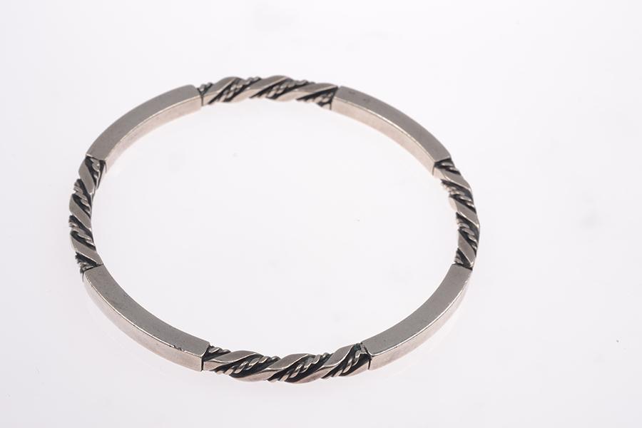 Appraisal: A BANGLE BY GEORG JENSEN IN STERLING SILVER REFERENCE C