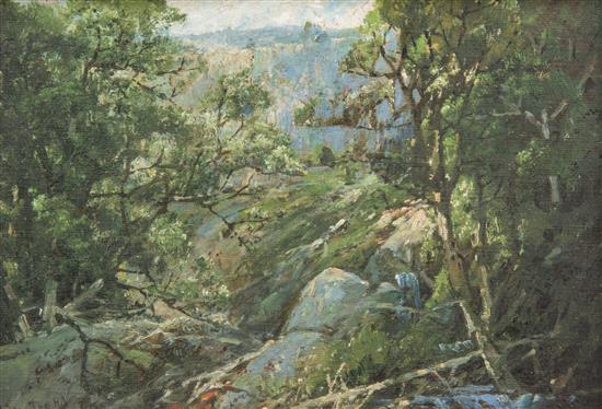 Appraisal: Sale Lot William Louis Sonntag American - Landscape oil on