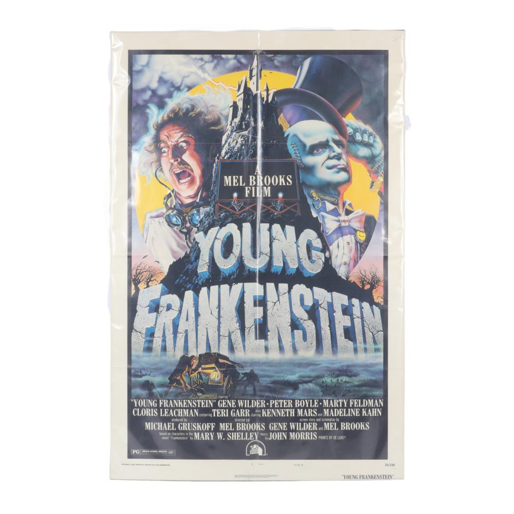 Appraisal: ORIGINAL YOUNG FRANKENSTEIN MOVIE POSTEROriginal Young Frankenstein Movie Poster Original