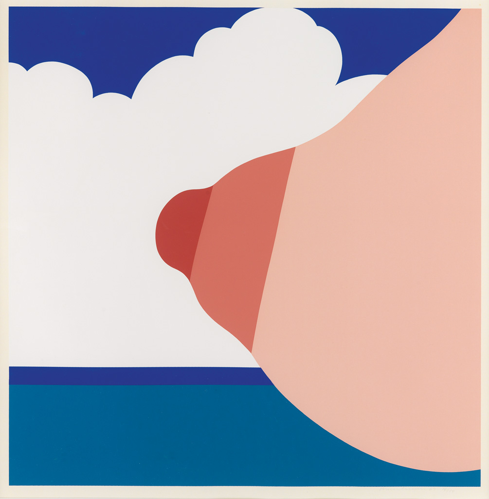 Appraisal: TOM WESSELMANN Seascape Tit Color screenprint on Museum Board x