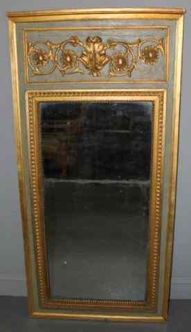 Appraisal: th Century Trumeau Style Mirror From a Mamaroneck NY estate