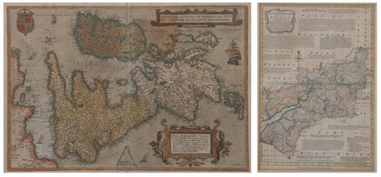 Appraisal: ABRAHAM ORTELIUS Flemish - MAP OF THE BRITISH ISLES Angliae