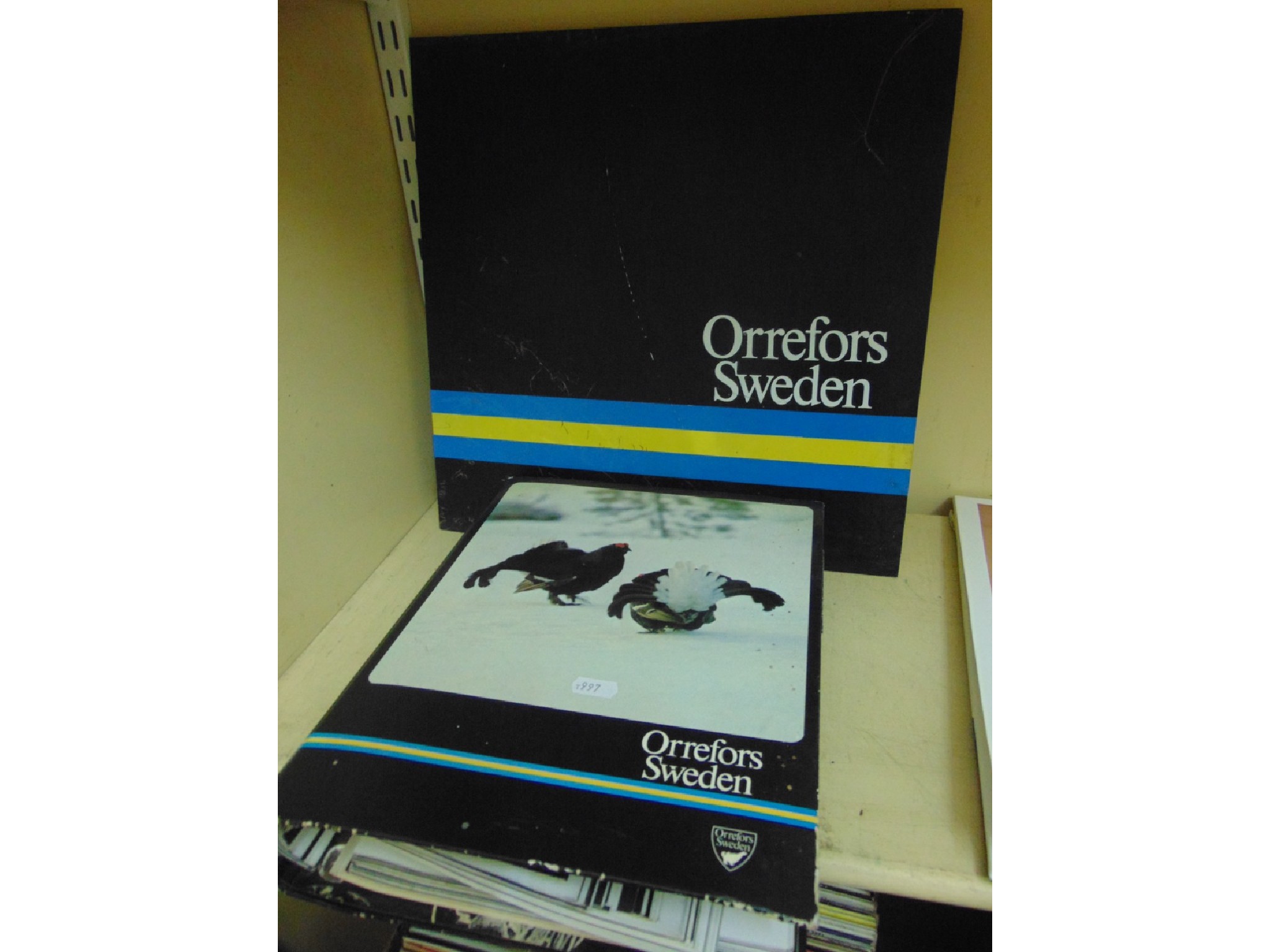 Appraisal: The Complete Orrefors Glass Catalogue for together with two Orrefors