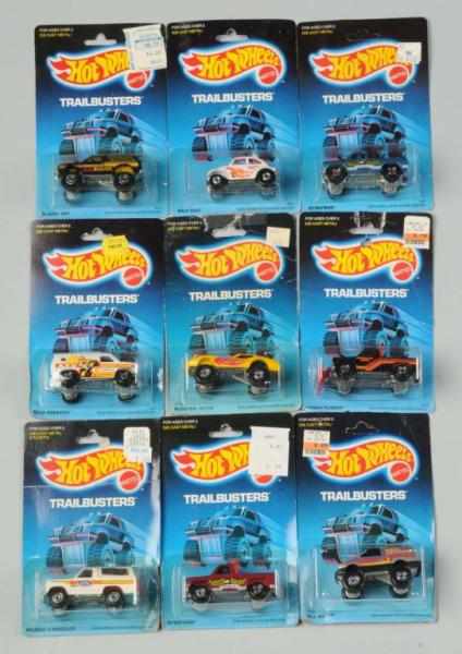 Appraisal: Lot of Mattel Hot Wheels Trailbuster Vehicles Description Includes Baja