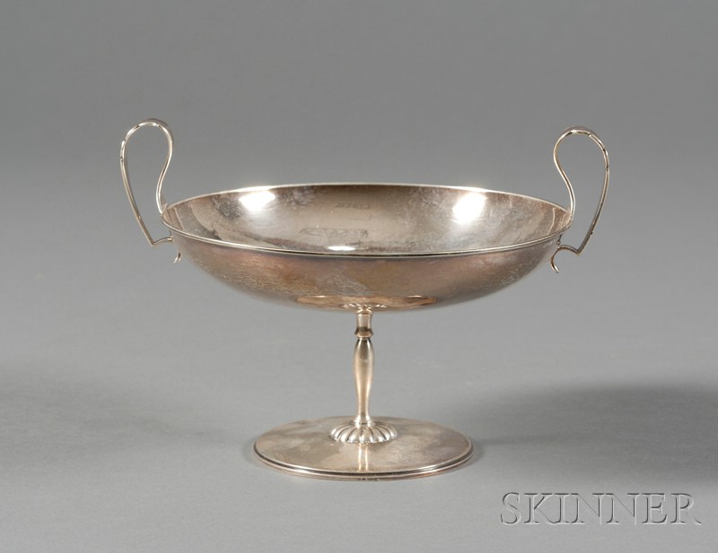 Appraisal: Swedish Arts Crafts Silver Compote c G Dahlgren Co makers