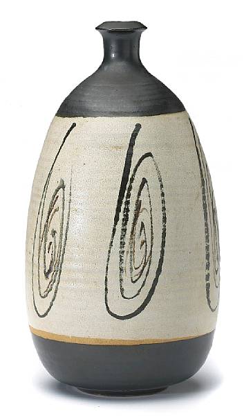 Appraisal: Antonio Prieto Spanish - wk California Vase stoneware signed Prieto