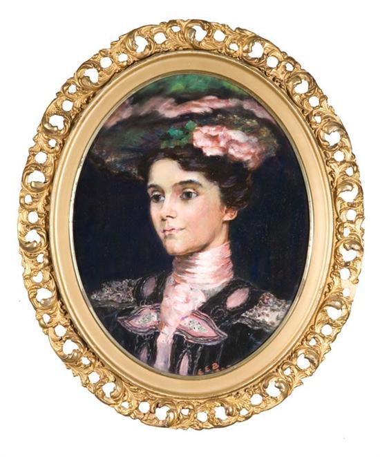 Appraisal: PORTRAIT OF KATHERINE SULLIVAN BY EDITH BALDWIN MASSACHUSETTS B Pastel