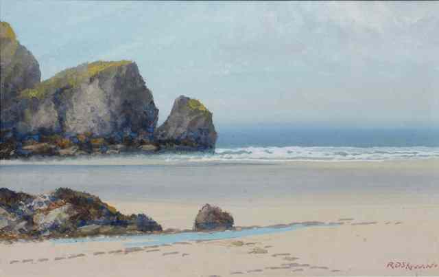 Appraisal: REGINALD DANIEL SHERRIN - Kynance Cove signed gouache x