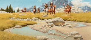 Appraisal: Frank McCarthy - From the Meadows of the Beartooth oil