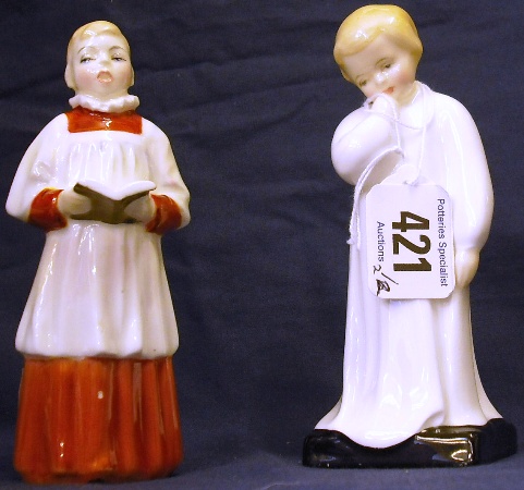 Appraisal: Royal Doulton Figures Choir Boy HN and Darling HN