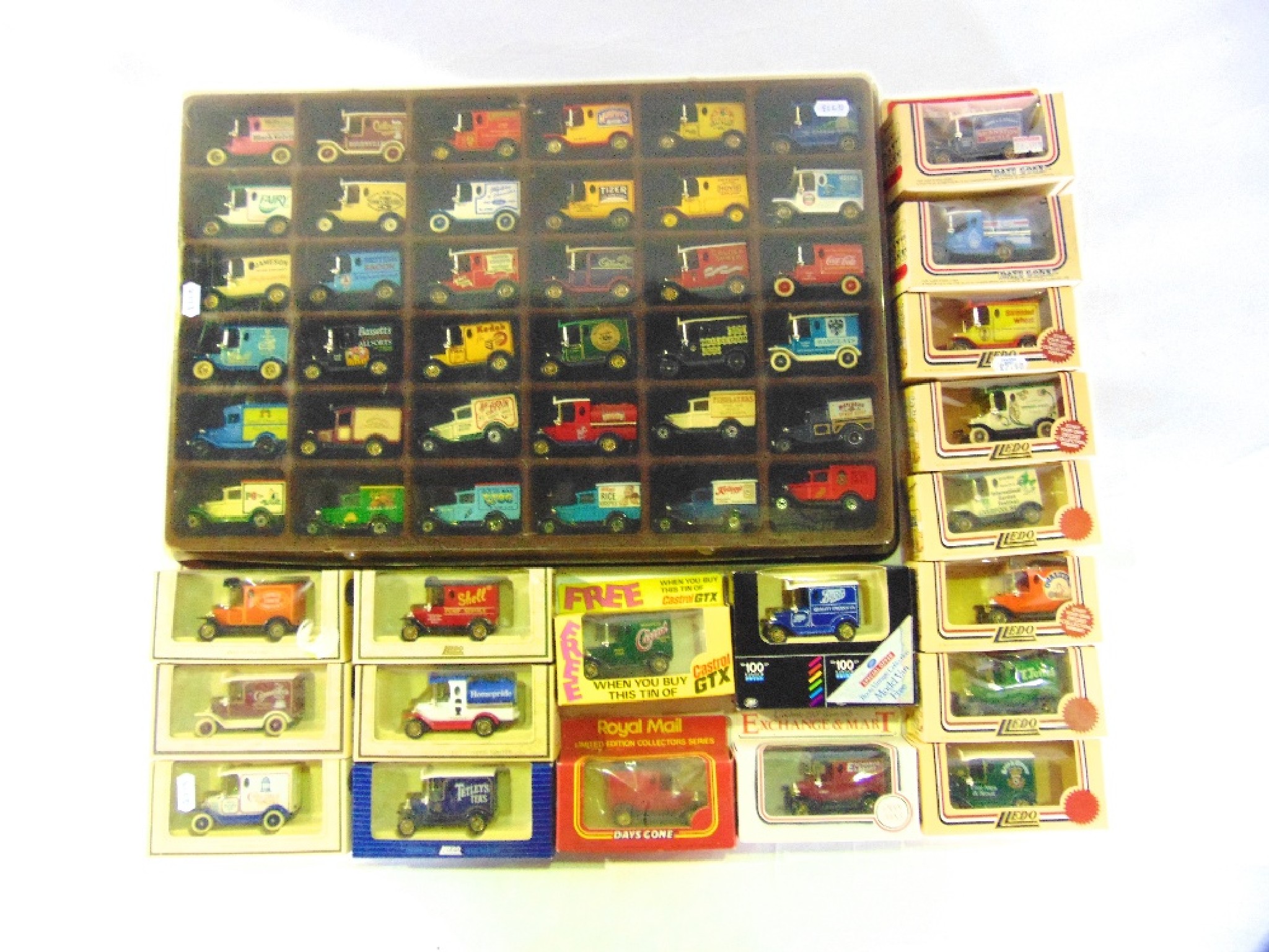 Appraisal: A boxed set of thirty six die cast model vehicles