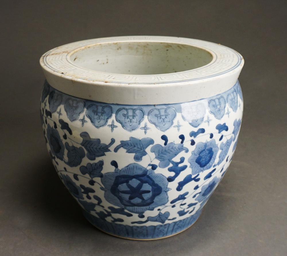 Appraisal: CHINESE BLUE AND WHITE PORCELAIN JARDINI RE H IN CM