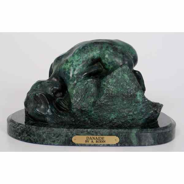 Appraisal: Auguste Rodin Recast Bronze Bronze sculpture Danaide on a marble