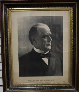 Appraisal: Antique William McKinley Lithograph Antique William McKinley Lithograph Sight Size