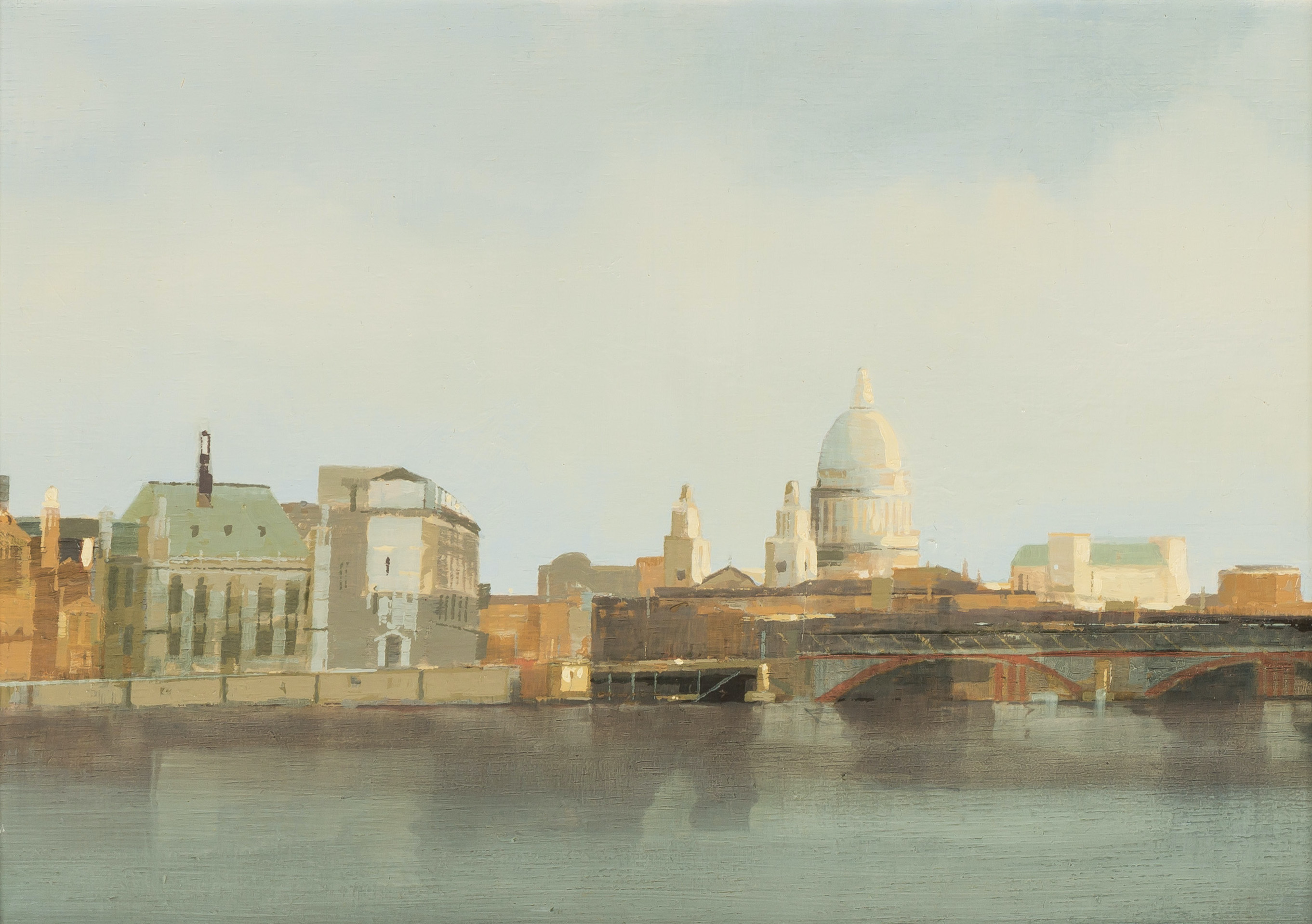 Appraisal: MARTIN MOONEY IRISH B ST PAUL'S LONDON oil on panel