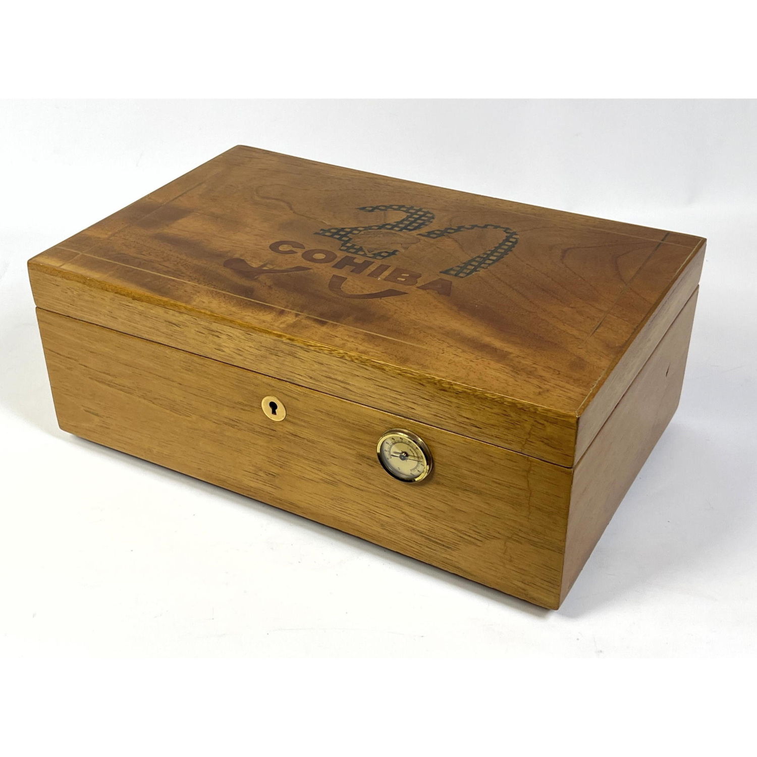 Appraisal: Cuban Humidor Cohiba Wood Box for Cigars Tobacciana HABANOS Made