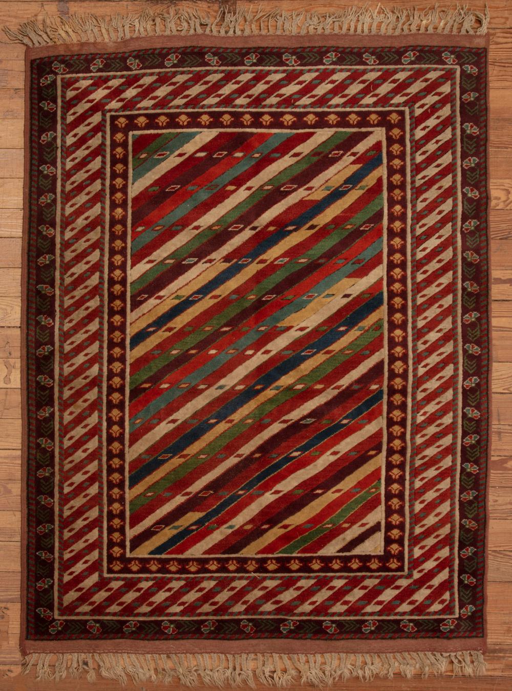 Appraisal: Baku-Style Rug Turkey th c ft in x ft Provenance