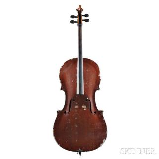 Appraisal: German Aluminum Violoncello G A Pfretzschner c labeled THIS CELLO