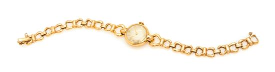 Appraisal: Sale Lot A Karat Yellow Gold Wristwatch International Watch Co