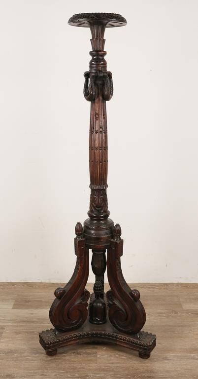 Appraisal: Aesthetic Movement sculpture or vase pedestal American late th century