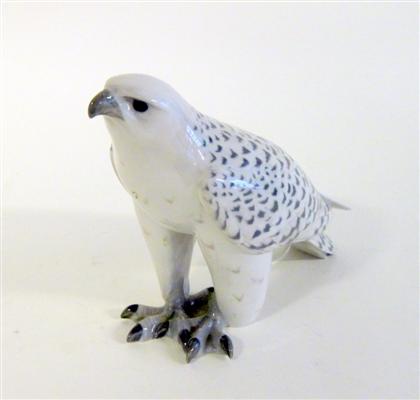 Appraisal: Large Royal Copenhagen porcelain figure of an Icelandic falcon After