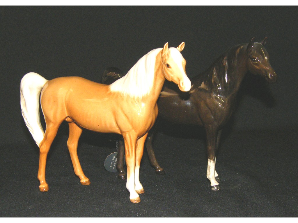 Appraisal: Beswick Arab Xayal brown horse gloss model no original label