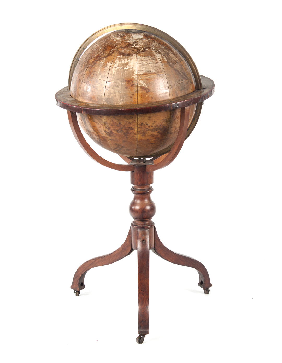 Appraisal: Malby's terrestrial globe third quarter- th century library globe with