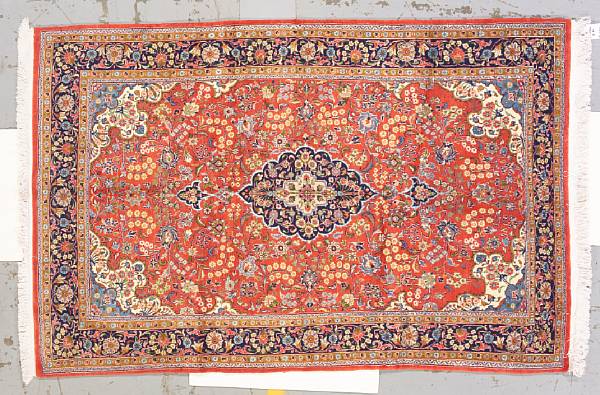 Appraisal: A Kashan rug South Central Persia Fourth quarter th Century