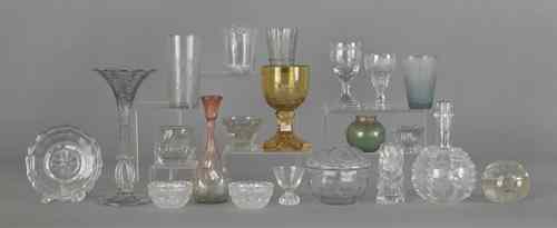 Appraisal: Miscellaneous glass to include stemware goblets etc