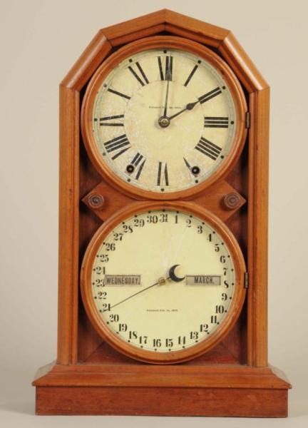 Appraisal: Seth Thomas Parlor Calendar No Clock Description Circa Mahogany case