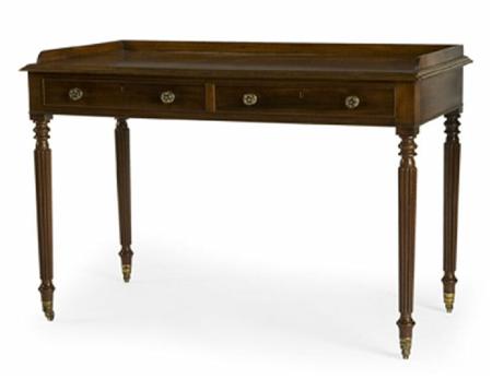 Appraisal: A George IV mahogany side table In the manner of