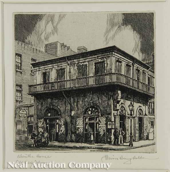 Appraisal: Morris Henry Hobbs American New Orleans - Absinthe House Old